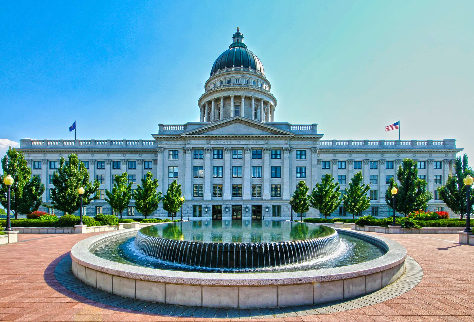 Utah State Capitol (Rear)